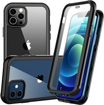 Compatible with iPhone 12 Case/iPhone 12 Pro Case, Built-in Screen Protector - £7.78 GBP
