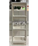 Brand New IKEA VESKEN White Shelf Shelving Unit 14 1/8x9x39 3/8 &quot; 403.07... - £23.58 GBP