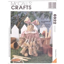 UNCUT Vintage Sewing PATTERN McCalls Crafts 6922, Bunny Love 1994 Momma ... - $17.42