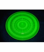 Vintage Hocking Depression Green Uranium Glass Bread Plate Serving Dish ... - $26.96 CAD