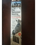 Zebra S-Twist Compound Bowstring 58&quot; White &amp; Black New Replacement Archery - $59.28