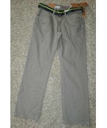 Mens Jeans Belted Slim Straight Leg Urban Pipeline Gray $50 NEW-size 29x30 - £17.99 GBP