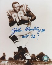 John Mackey Baltimore Colts signed autographed 8x10 photo COA.. - £87.04 GBP