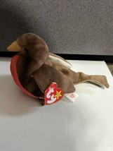 Ty Beanie Babies Collection Early Red Breasted Robin Bean Plush w/ Tag - £6.25 GBP