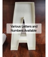 White Fillable Letter/Number 16&quot; Tall Price Per Letter New - €7,80 EUR