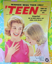 Fantastic Vintage Good &#39;TEEN Magazine July 1961 Miss Teen Winner 1961 Tommy Cole - £7.97 GBP