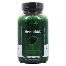 Irwin Naturals Steel-Libido, 75 Softgels - £24.53 GBP