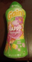 Gain in-Wash Laundry Scent Booster Beads, Happy, Hibiscus Hula, 24 OZ (Y73) - £16.04 GBP