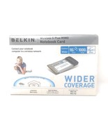 Belkin F5D9010 802.11g MIMO Wireless LAN CardBus PCMCIA Adapter - $37.95