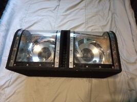 2 12 Dual Subwoofers With Huge See Through Bad Ass Box - $297.00