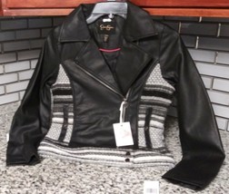 Jessica Simpson Black Twead Mix Fabric Jacket Girls Size 14/16 - £37.75 GBP