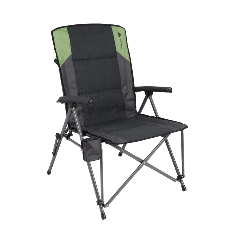 Ozark Trail High Back Hard Arm Camping Chair, Gray chairs  camping chairs  - £57.64 GBP