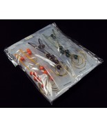 Gold Tone Teardrop Hoops &amp; Beads Necklace w/Matching Earrings ~ LOT of 1... - $1,118.57 MXN