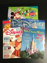 Walt Disney Magazines, 25th Anniversary Guide &amp; Calendar Lot (5 Pieces) - £15.00 GBP