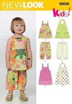 Simplicity Creative Group, Inc New Look Sewing Pattern 6906 Toddler Dresses, Siz - £9.42 GBP