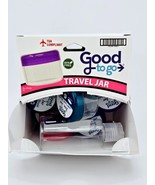 Good To Go Travel Jars Purple Teal Pink Clear Push Bottle Lot of 14 Trav... - $29.03 CAD