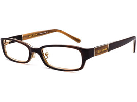 Kate Spade Women&#39;s Eyeglasses ANGELA FL4 Brown Rectangular Frame 52[]17 135 - £32.06 GBP