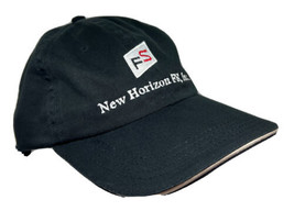 FS Hat Cap Strap Back Black New Horizon Fuel Agricultural Energy Logo Adjustable - £15.58 GBP