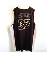 Authentic Vtg Adidas NBA LA Lakers Ron Artest Basketball Jersey Brown Wh... - $2,638.39 MXN