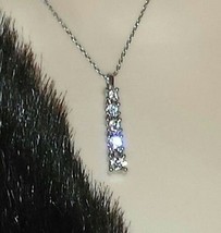 NEW Gradiated Drop Finest Quality CZ Necklace &amp; Earrings *BLING* - £23.97 GBP