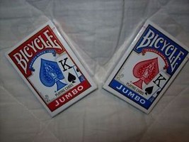 Bicycle Jumbo Pip Cards - Red/Blue Deck Combo - £3.90 GBP