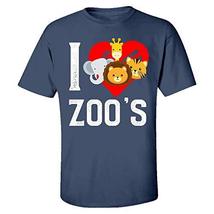 I Love Heart The Zoo Elephants,Tigers, Giraffes and Lions - Kids T-Shirt... - £23.52 GBP