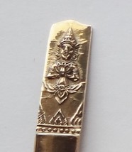 Collector Souvenir Spoon Thailand Embossed Buddah - £7.91 GBP