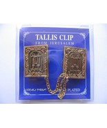 Torah scroll gold plated synagogue bible TALIT CLIPS tallis talis tallit... - £14.78 GBP
