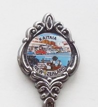 Collector Souvenir Spoon New Zealand Kaitaia Street View Welcome Sign Emblem - £7.81 GBP