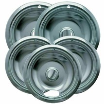 3 Small 6&quot; 2 Large 8&quot; Stove Burner Top Reflector Bowls Range Drip Pans Style A - £22.17 GBP