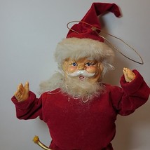 Vintage Bendable Posable Santa Elf Christmas Holiday Decor - £13.73 GBP