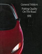 1991 GM CORPORATE brochure catalog US 91 Buick Chevy Cadillac Oldsmobile Pontiac - £7.86 GBP