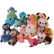 Squeezamals Plush Lot 22 Pegasus Unicorno Surprizamals Shimmeez Teeturtle Charms - $43.18