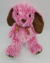 Hugfun Bunny Rabbit Pink Brown 14&quot; Plush Floppy Ears Soft Stuffed Toy B316 - £15.72 GBP