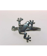 Vintage STERLING Silver FROG Ring - Size 6 1/2 - FREE SHIPPING - £17.31 GBP