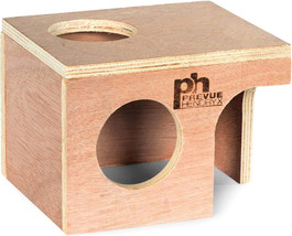 Prevue Wooden Hamster and Gerbil Hut for Hiding and Sleeping Small Pets 1 count  - £21.97 GBP