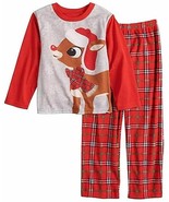 Rudolph The Red-Nosed Reindeer Jersey and Fleece Pajama Set, Size 4T - $344.03 MXN Rudolph The Red-Nosed Reindeer Jersey and Fleece Pajama Set, Size 4T - $344.03 MXN