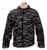 Kyodan Outdoor Black Camo Packable Zip Front Hooded Wind Shell Jacket Me... - $69.29