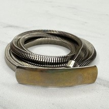 Vintage Gold Tone Box Coil Chain Belt Size Small S - £13.44 GBP