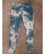 Harmony and Balance Blue &amp; White Tie-Dye leggings Small Size S - £7.82 GBP