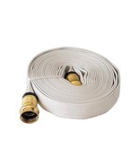 FIRE HOSE, 3/4IN.X 25 FT.,  WHITE, 250 PSI, HIGH-QUALITY FLEXIBLE LINING - $40.47