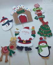 Christmas Scene Cake Toppers Decoration - £11.98 GBP