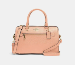 New Coach 79946 Rowan Satchel Crossgrain Leather Faded Blush - £112.52 GBP