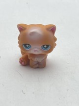 Littlest Pet Shop #153 Orange Persian Kitty Cat With Blue Eyes - Hasbro LPS - £7.19 GBP