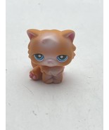 Littlest Pet Shop #153 Orange Persian Kitty Cat With Blue Eyes - Hasbro LPS - £7.26 GBP