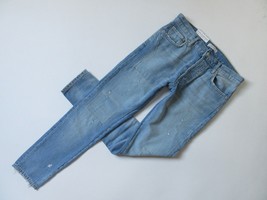 NWT ZARA Woman The Real Slim Boyfriend in Vintage Repair Distressed Jeans 4 / 36 - £14.80 GBP