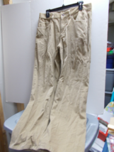 Sonoma Life + Style Mens Corduroy Pants Beige 33 X 30 Straight Leg 100% Cotton - £17.91 GBP