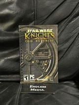 Star Wars Knights of the Old Republic PC Games Manual only Video Game Video Game - £2.24 GBP