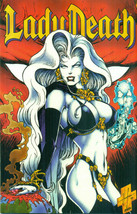 Lady Death II Between Heaven Hell #4 Brian Pulido Steven Hughes Chaos Comic 1995 - £7.92 GBP