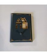 Wall Hanging Small Blue Handcrafted w/Peg Country Farmhouse Style Decor ... - $245.61 MXN